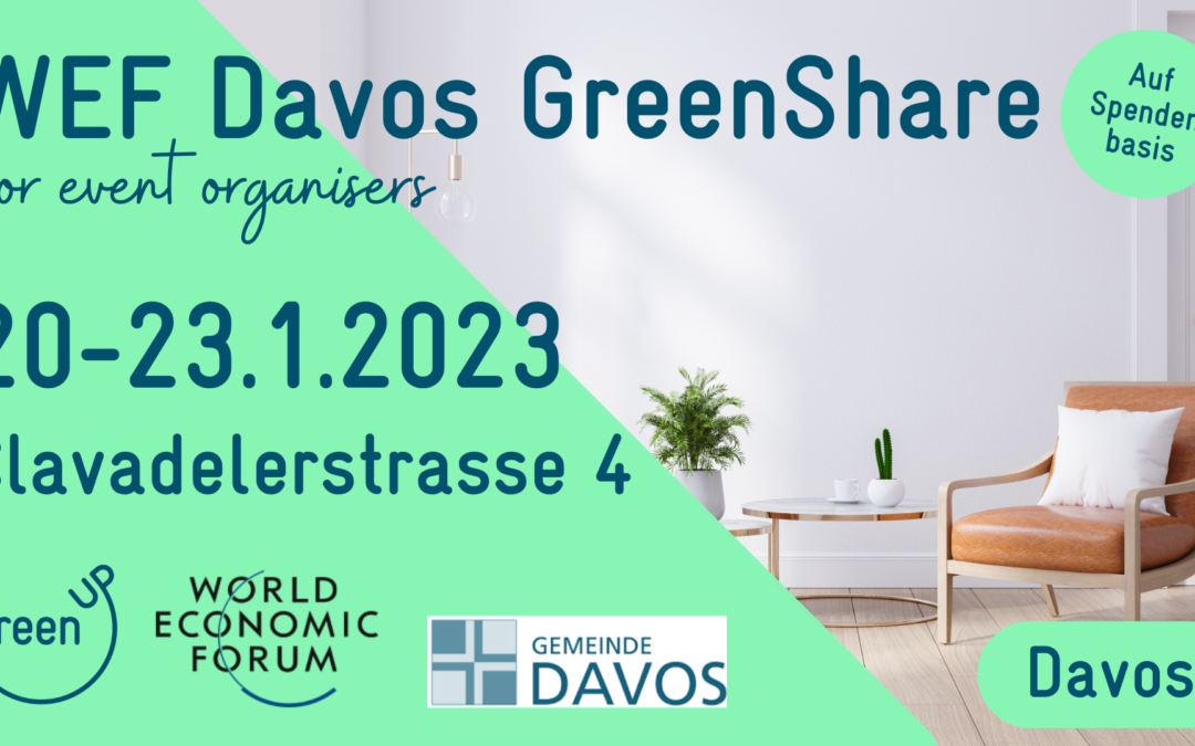 WEF Davos GreenShare – For event organisers
