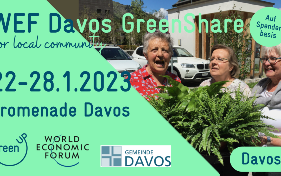 WEF Davos GreenShare – For local community