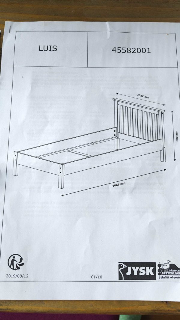 weisses Bett – Bild 2