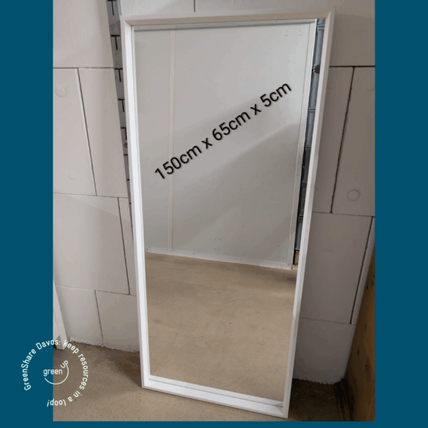 Spiegel weiss, neuwertig