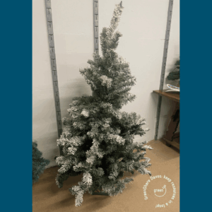 Grosser Weisser Kunststoff Tannenbaum